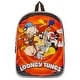 preview thumbnail 2 of 108, Boys 15" Backpack with Padded Straps & Zip Compartment - Ideal Toddler Bookbag for School & Travel Looney Tunes