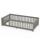 preview thumbnail 64 of 159, Wood Floor Bed with Safety Guardrails and Door