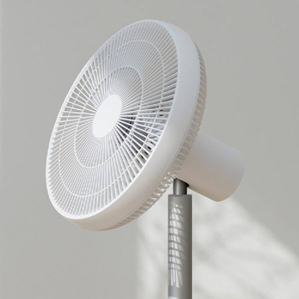 Shop Smartmi Standing Oscillating Pedestal Fan 2 2s Dc Motor Quiet Fans Built In Lithium Ion Battery Cordless 4 Power Setting Overstock 31813469