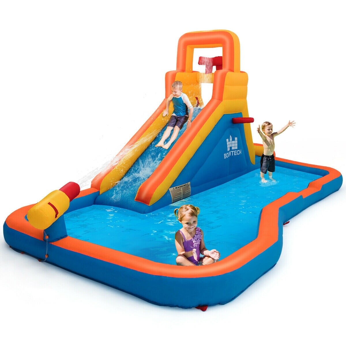 Inflatable Water Bouncer with Climbing 