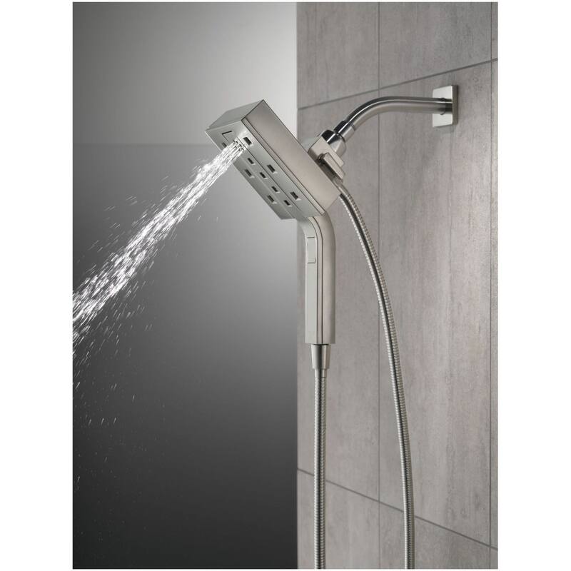 Delta In2ition 2.5 GPM Multi Function Shower Head with H2Okinetic and