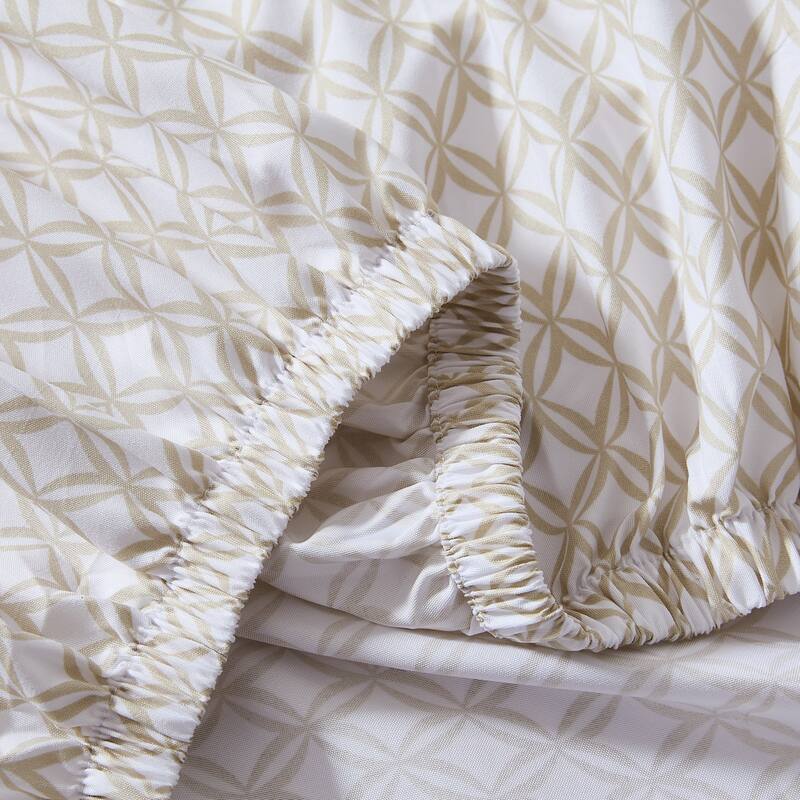 Lush Decor Eternity Neutral Sheet Set