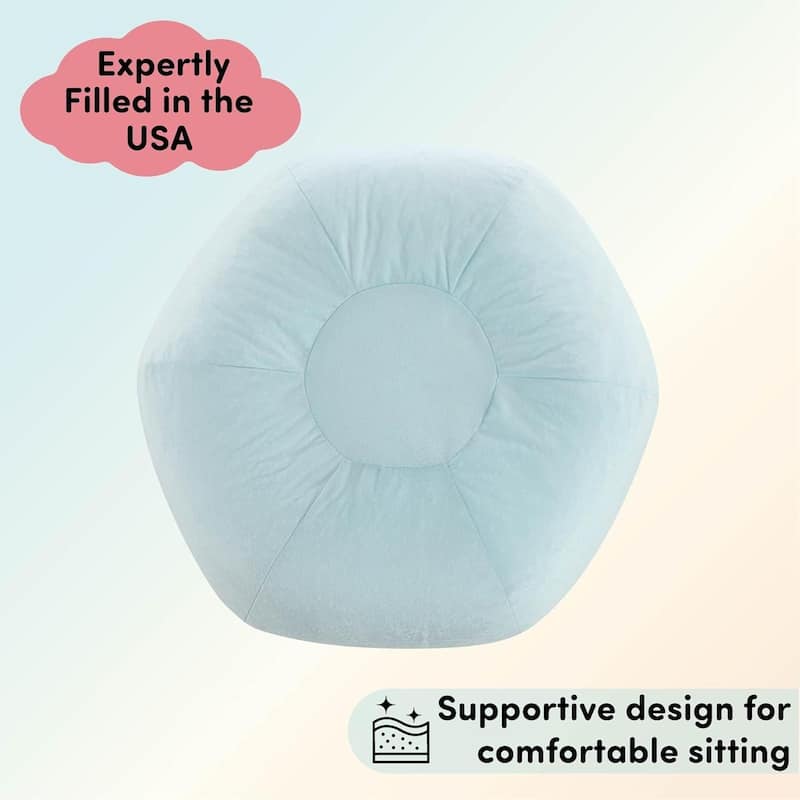 Heritage Kids Pod Round Back Kids Bean Bag Chair