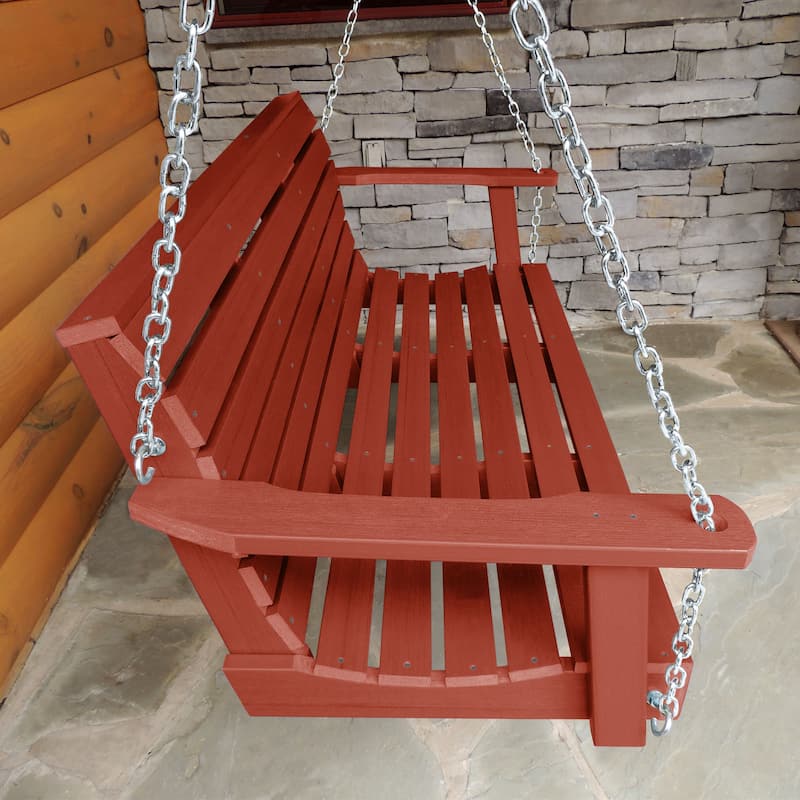 HIGHWOOD Weatherly 5-foot Eco-friendly Synthetic Wood Porch Swing