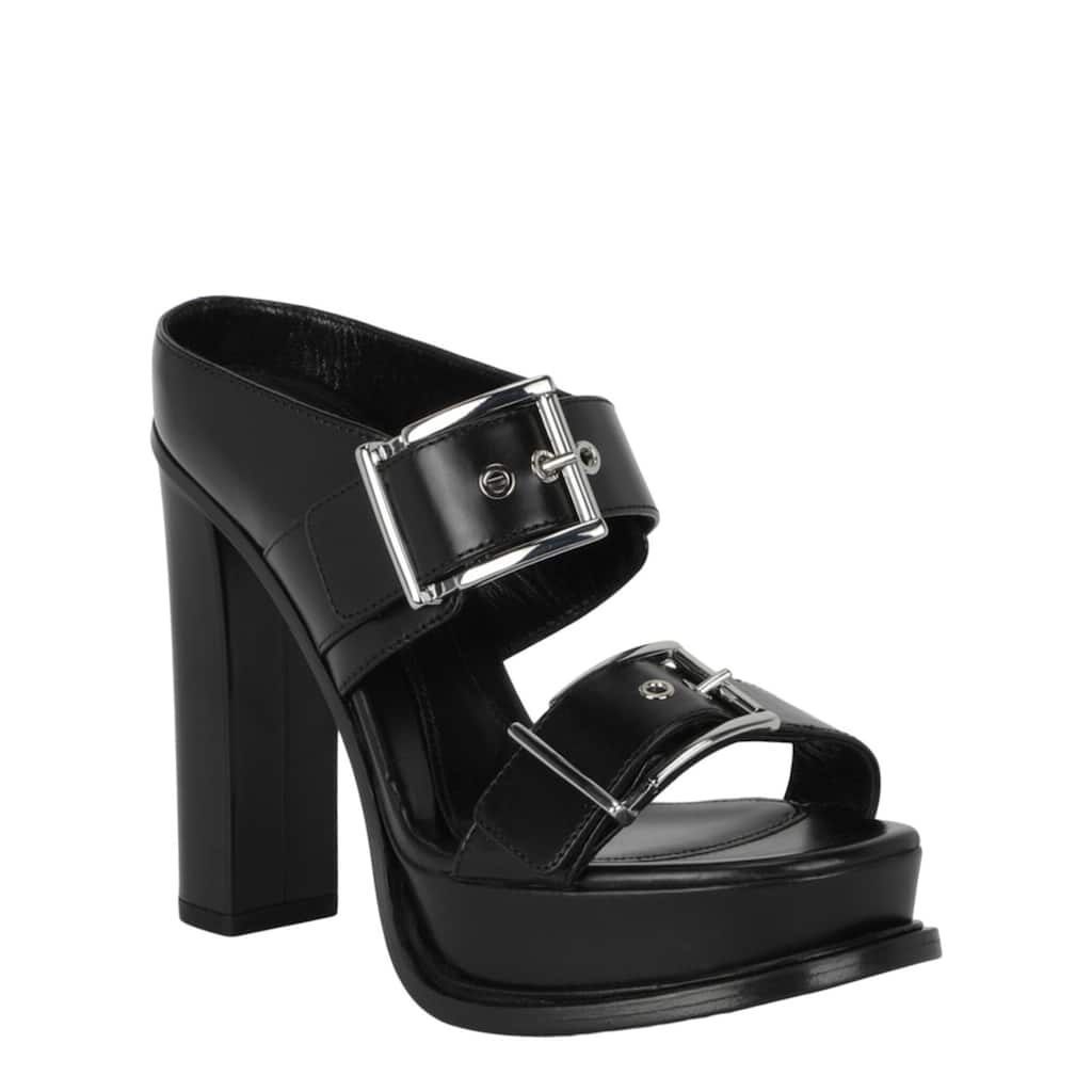 Alexander McQueen Boxcar Leather Sandals