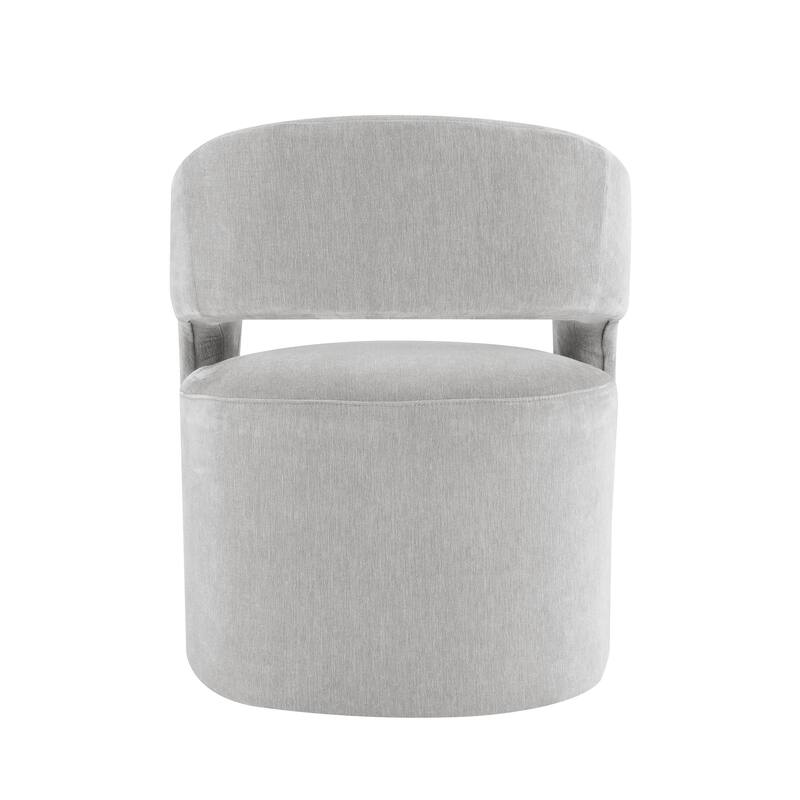 Furniture of America Rivena Modern 26-inch Fabric Accent Chair with Casters