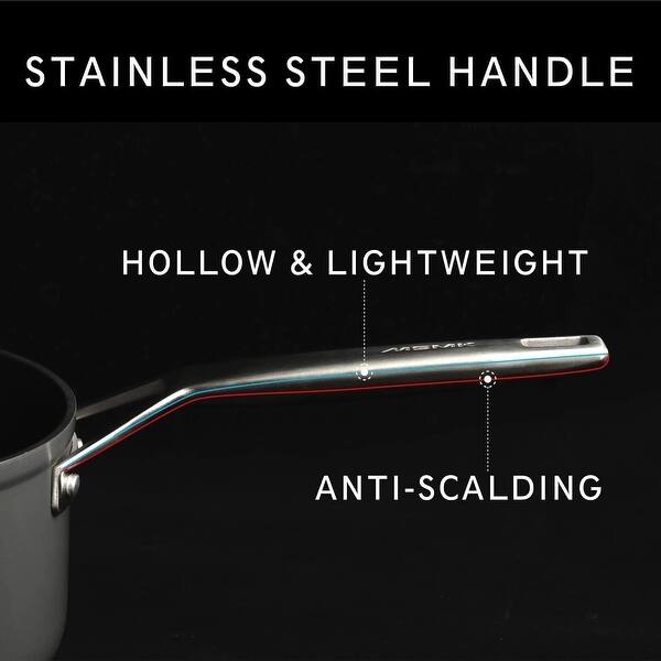 Titanium and Ceramic Nonstick Wok pan with lid，12.5 Inch Woks & Stir