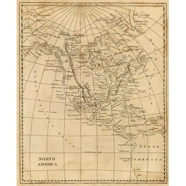 North America, 1812 by Aaron Arrowsmith Maps Art Print - Bed Bath ...