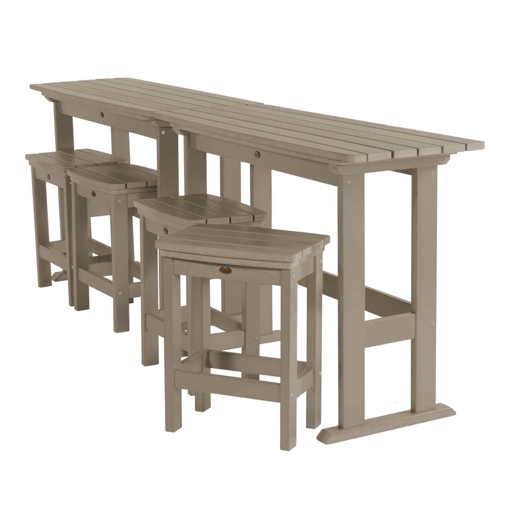 Lehigh 6-Piece Outdoor Balcony Set - Counter-height