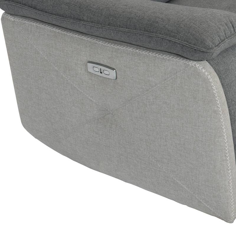 Blythe Power Double Reclining Loveseat with Console