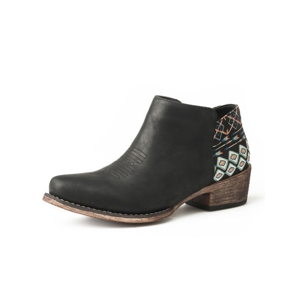black roper boots womens