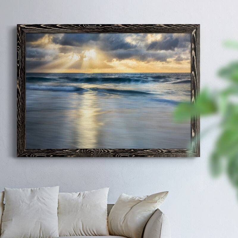 Cloudscape Shore-Premium Framed Canvas - Ready to Hang