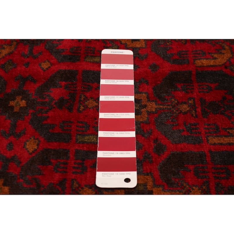 Teimani Red Rug 3'11" x 6'3" - 3'11 x 6'3