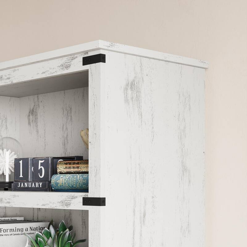 5 Tier Bookcase Modern Farmhouse Book Shelf