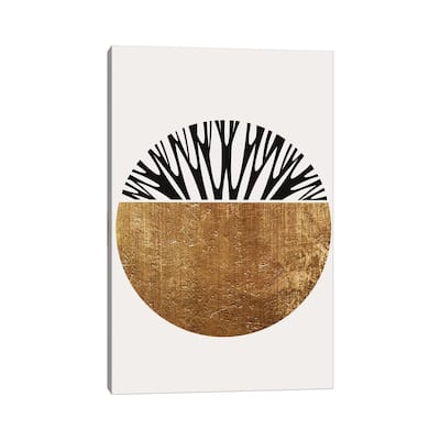 iCanvas "Abstractika - Gold" by Kubistika Canvas Print