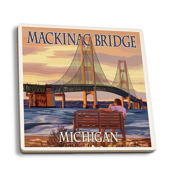 Shop Mackinac Michigan Mackinac Bridge Sunset Lantern