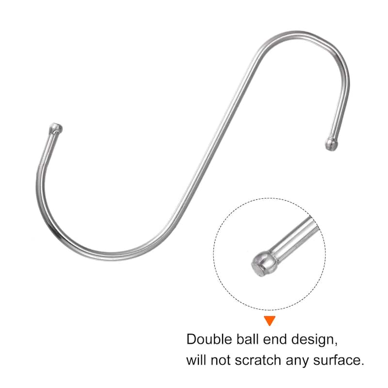 S Hooks Stainless Steel Hangers for Kitchenware, Bathroom Supplies