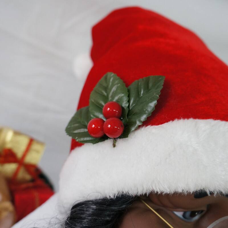 Christmas Time 58-In. African American Dancing Santa Claus with Naughty & Nice List, Animated Indoor Christmas - 5 foot