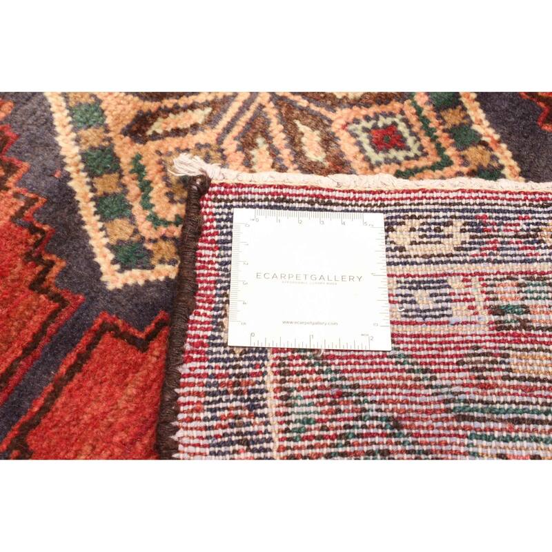 ECARPETGALLERY Hand-knotted Konya Anatolian Dark Red Wool Rug - 3'8 x 9'4