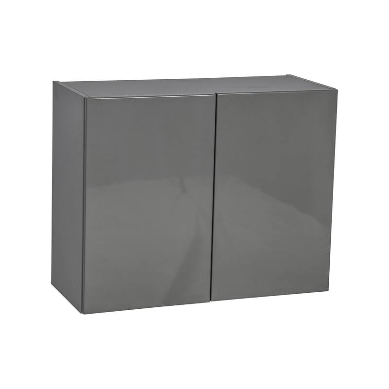 36" x 24" Wall Cabinet-Double Door-Grey - 36 x 24 x 12 - Grey