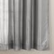 preview thumbnail 30 of 105, Silver Orchid Page Two-tone Faux Silk Single Curtain Panel
