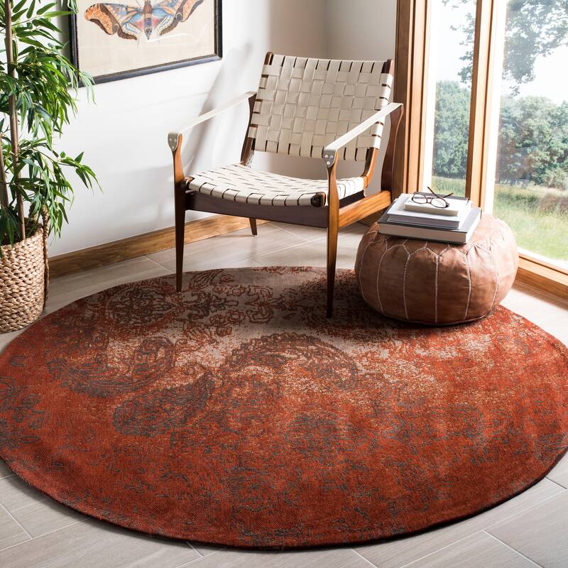 SAFAVIEH Classic Vintage Boho Niamh Distressed Oriental Cotton Rug
