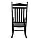 preview thumbnail 6 of 8, Outdoor Rocking Chair, Patio Wooden Rocking Chair with Smooth Armrests, High Back for Garden, Balcony, Porch