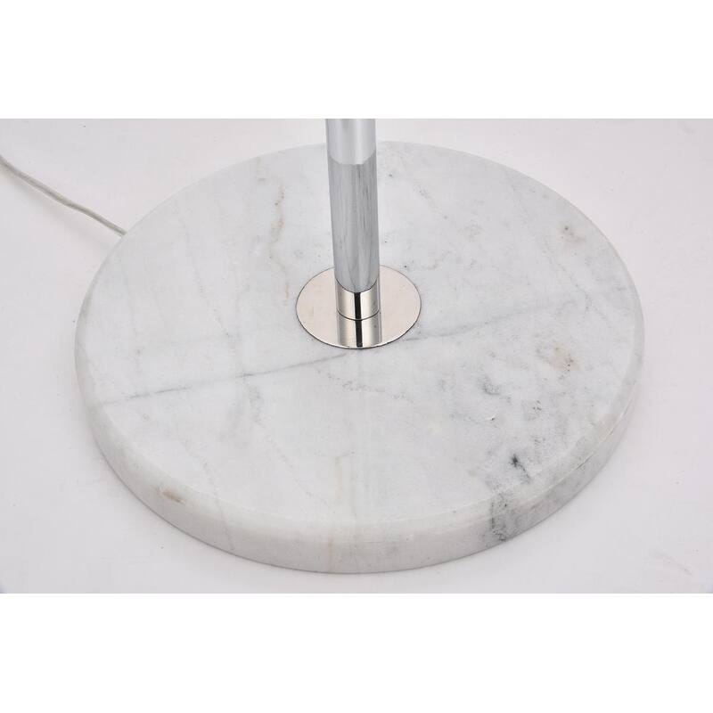 Mid-century Modern Clear Glass 3-light Floor Lamp