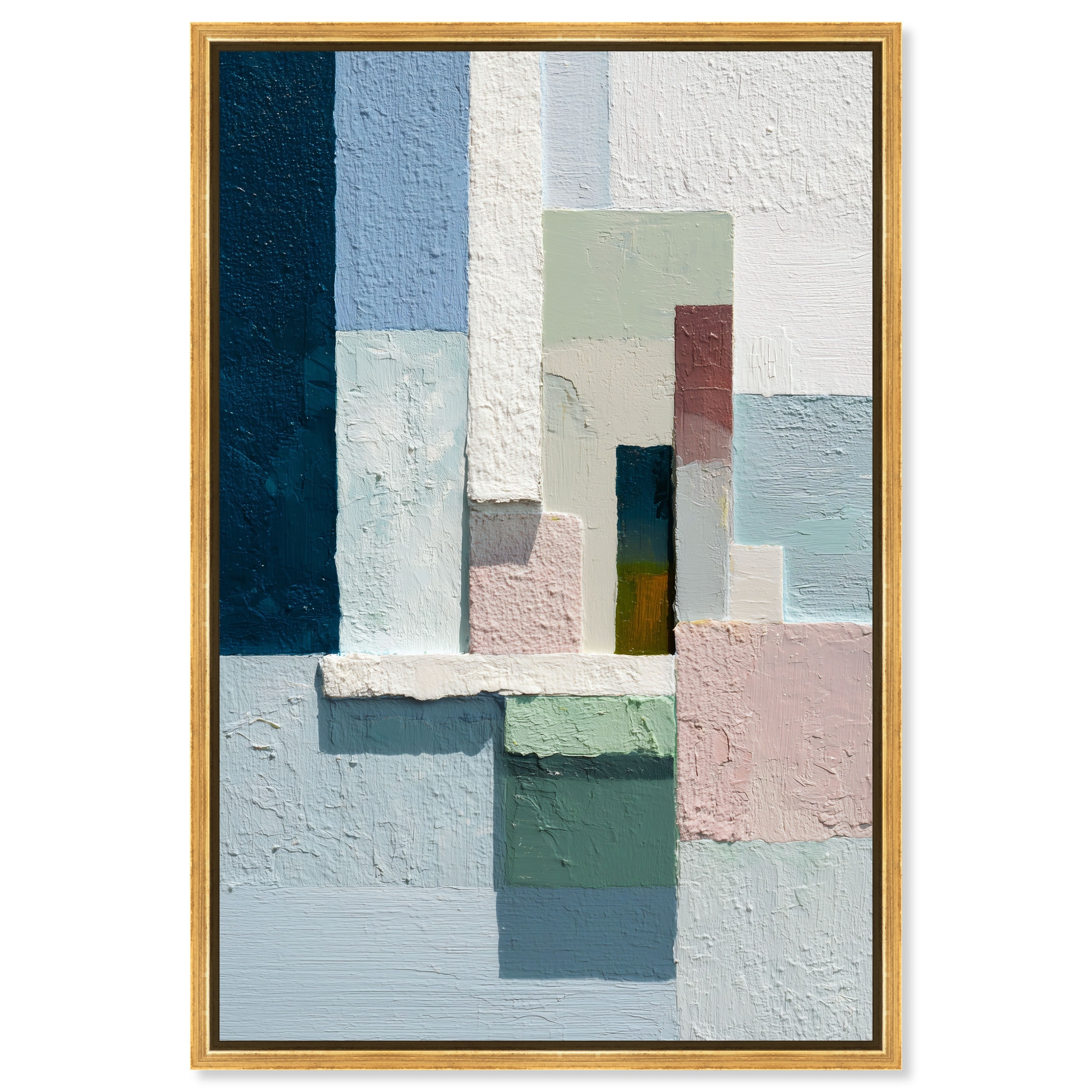 Steadfast Hope Abstract Religious Framed Canvas Print by Art Remedy