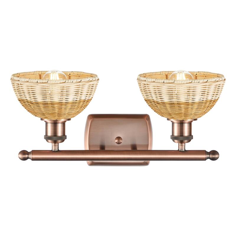 Innovations Lighting Endless Possibilities Ballston - Bristol Natural II - 2 Light 18" Bath Vanity Light