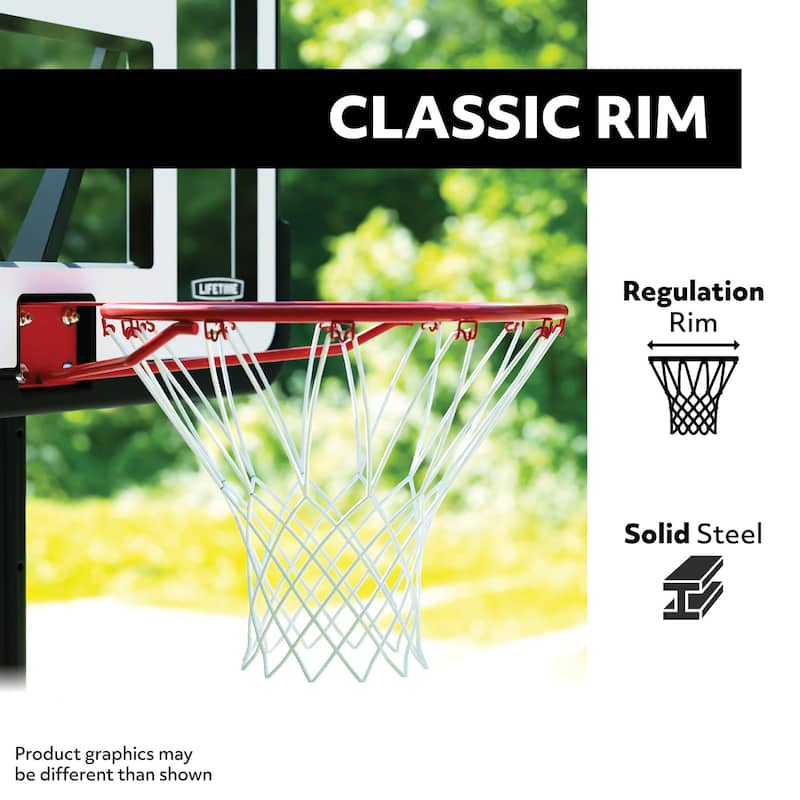 Lifetime Adjustable Portable Basketball Hoop (44-Inch)