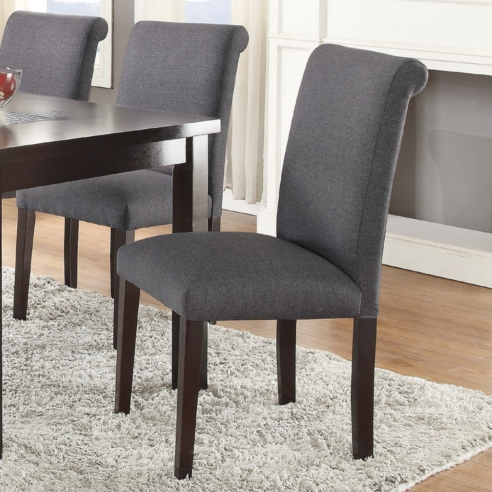 High back parsons dining chairs store