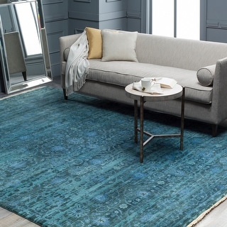 Hand Knotted Fowler Wool Area Rug