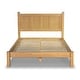 preview thumbnail 55 of 74, Grain Wood Furniture Shaker Solid Wood Panel Platform Bed Natural - Full