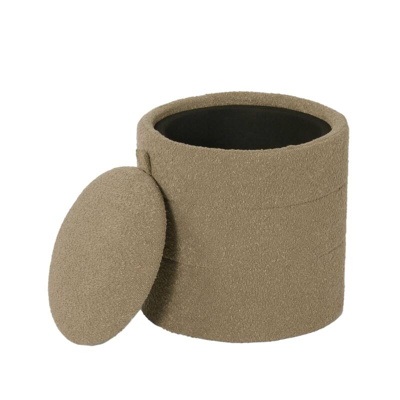HomePop Storage Round Ottoman