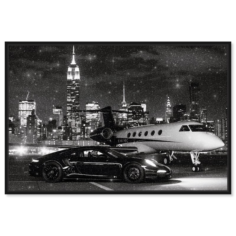 Luxury in New York Canvas by Art Remedy - Black - 54" x 36"