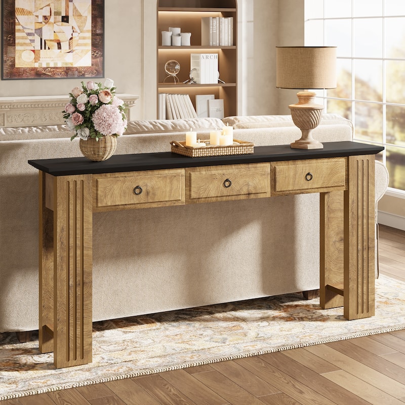 Console Table with 3 Drawers