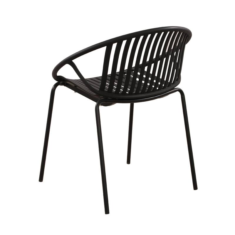 Patio Dining Chairs Stackable Chairs with Breathable Design