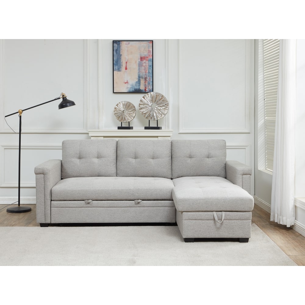 Storage Convertible Reversible Sectional Sofa