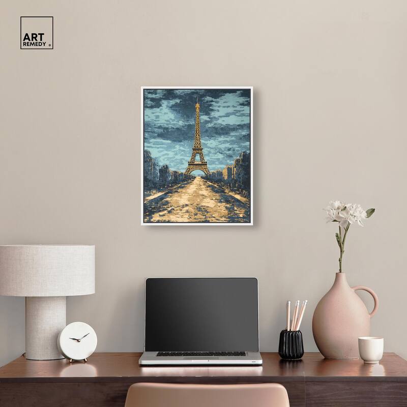 Textured Paris Embroidery Canvas by Art Remedy