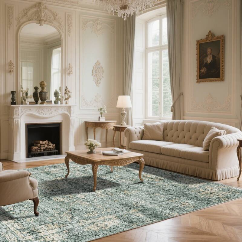 Bohemia Indoor/Outdoor Handmade Classic Perslan Area Rug - 6' x 7'