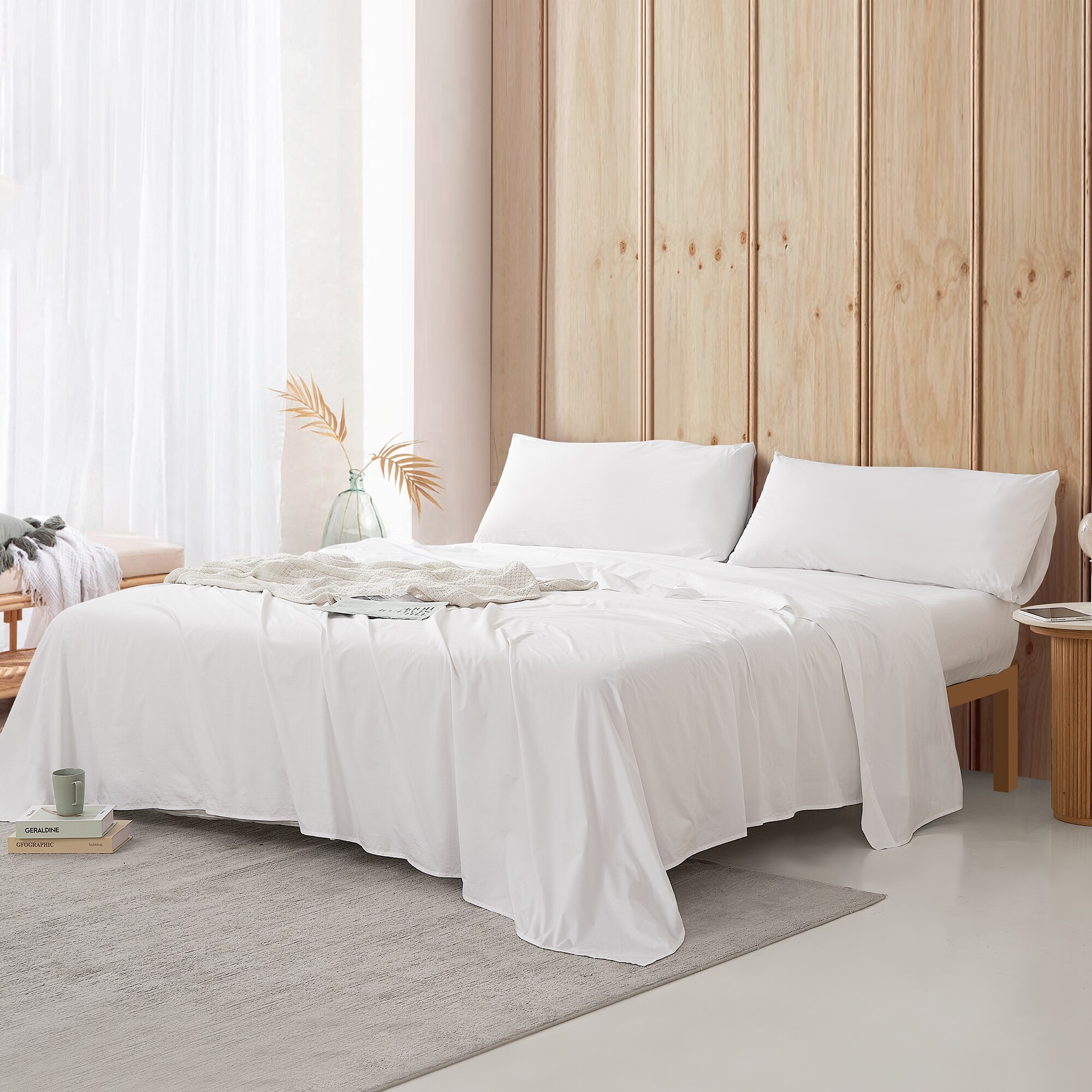Sassi di Matera - Italy Made Cotton Sheet Set - Classic Italian White