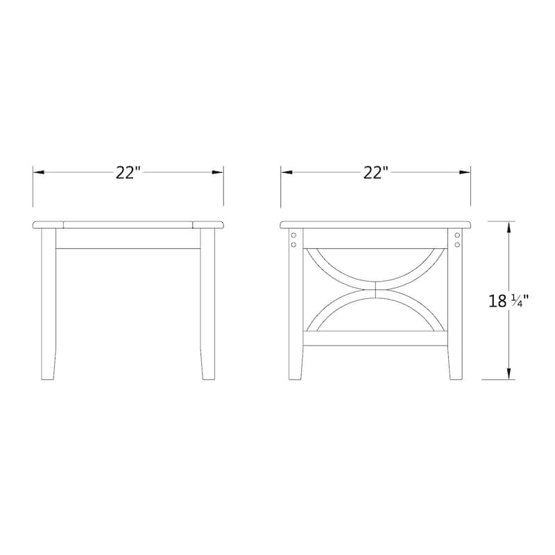 Cambridge Casual Lowell 5-piece Teak Wood Outdoor Conversation Set