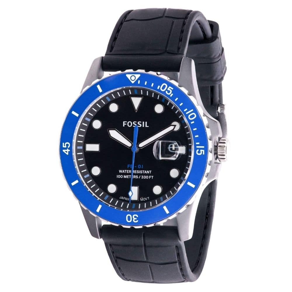 Fossil Men's Classic Black Dial Watch - CE5023 - One Size