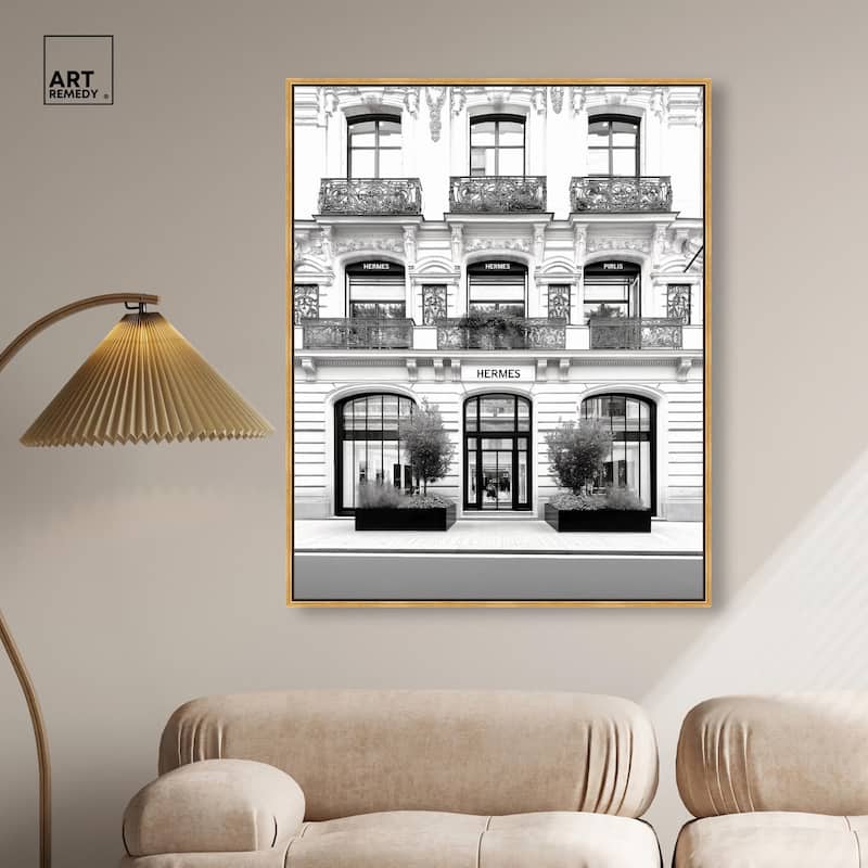 Lux Store Front Canvas by Art Remedy