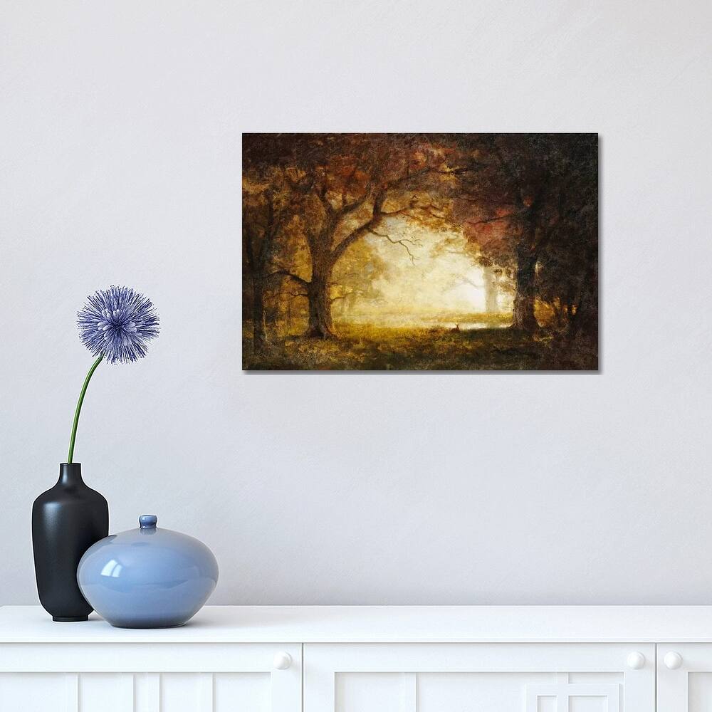iCanvas "Forest Sunrise " by Albert Bierstadt Canvas Print