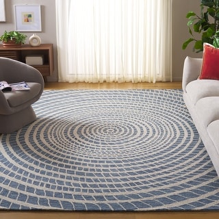 SAFAVIEH Handmade Ebony Libora Modern Wool Rug