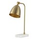 preview thumbnail 3 of 6, Getledel 20-inch Adjustable Gold Desk Lamp with Marble Base