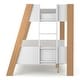 preview thumbnail 9 of 7, Furniture of America Zylen White Solid Wood Twin over Full Bunk Bed