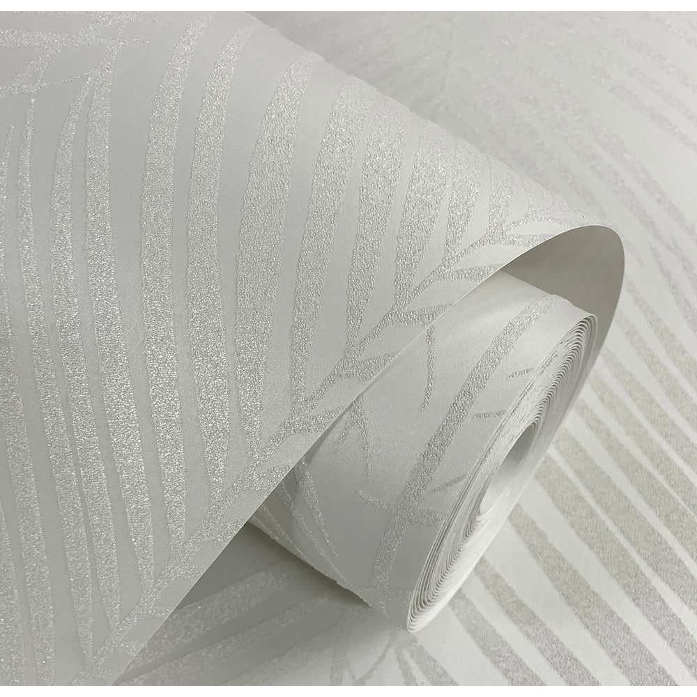 Seabrook Designs Persei Palm Glass Beaded Unpasted Wallpaper